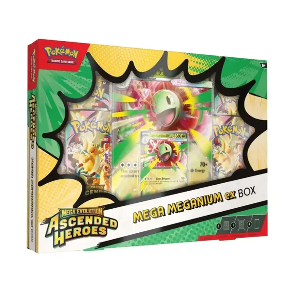 Pokémon Ascended Heroes Mega Meganium ex Box