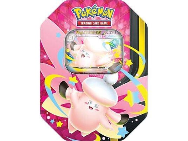 Pokémon Mega Moonlit ex Tin – Mega Clefable ex