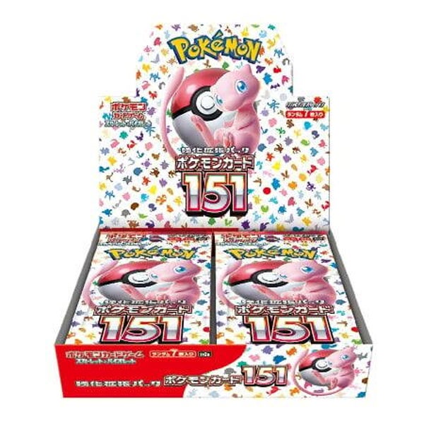 Pokémon Card Game Japanese 151 Booster Box – Scarlet & Violet