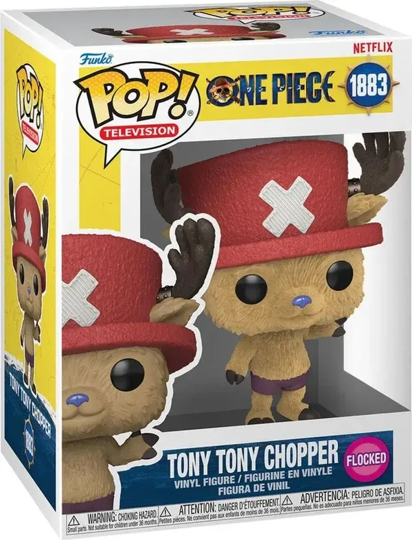 POP! Television One Piece Tony Tony Chopper (Flocked) #1883 Vinyl Figure 9cm