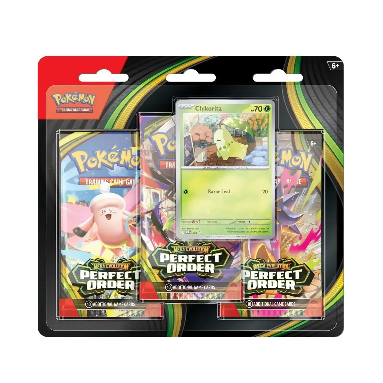 Pokemon tcg Perfect Order 3 Pack Blister