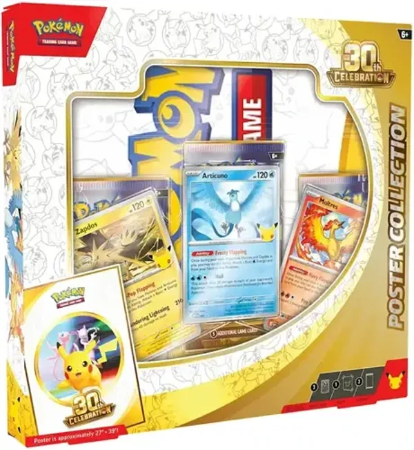 Pokémon 30th Celebration – Poster Collection – Articuno, Zapdos & Moltres