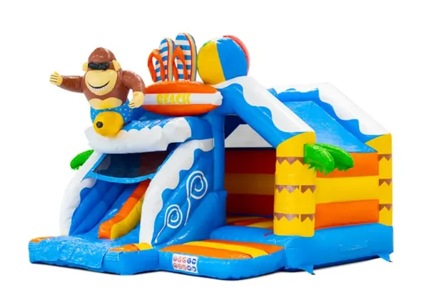 Slide Combo Doubleslide Beach Springkasteel