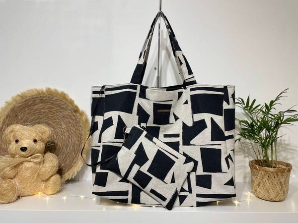 Cabas et sa pochette