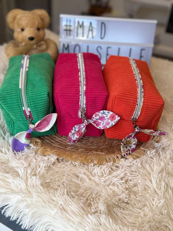 Duo trousse de toilette et trousse à maquillage