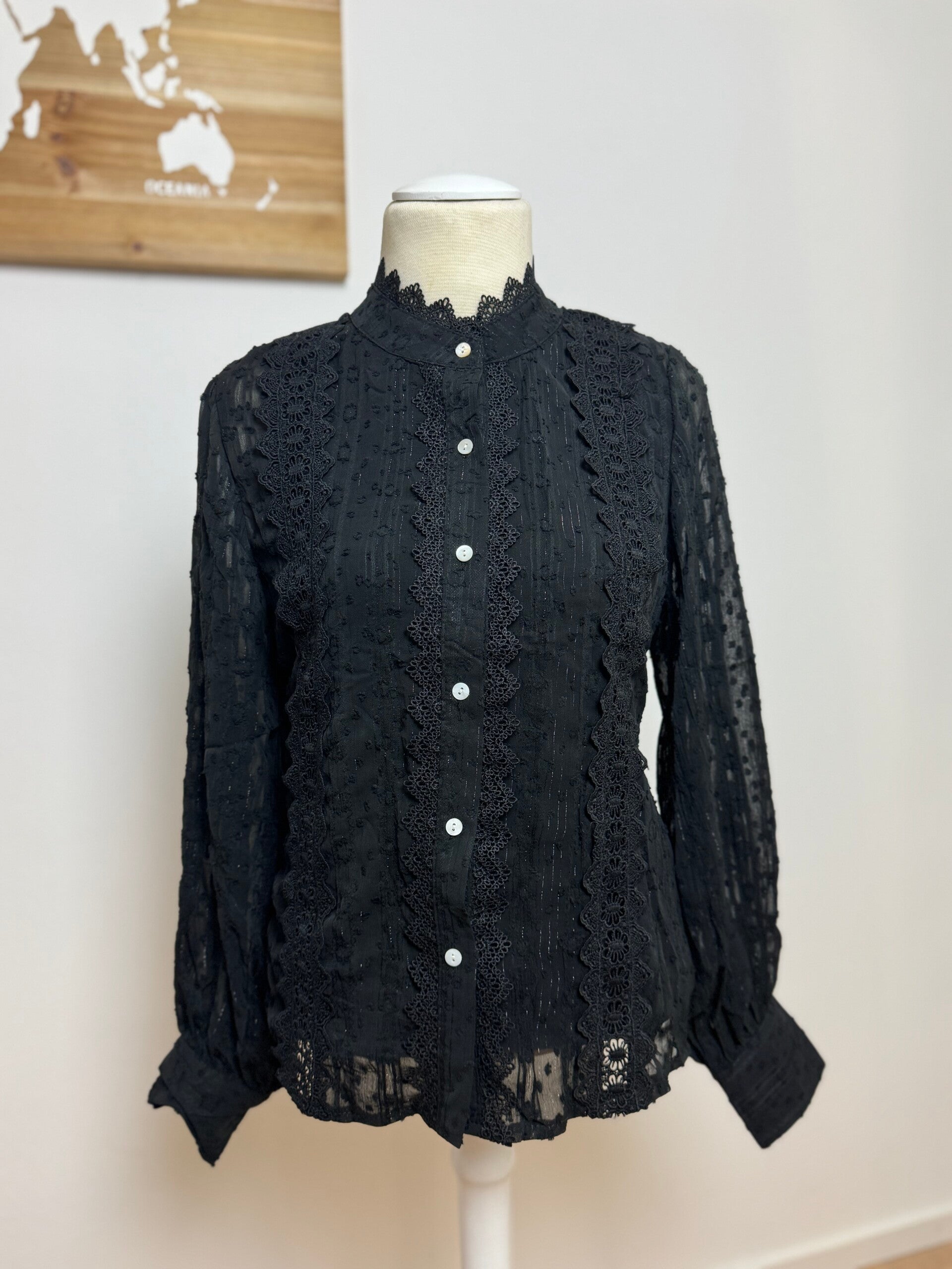 Blouse Juul Zwart