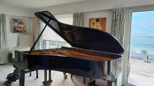 Piano 3/4 de queue Grotrian Steinweg 225cm laqué noir