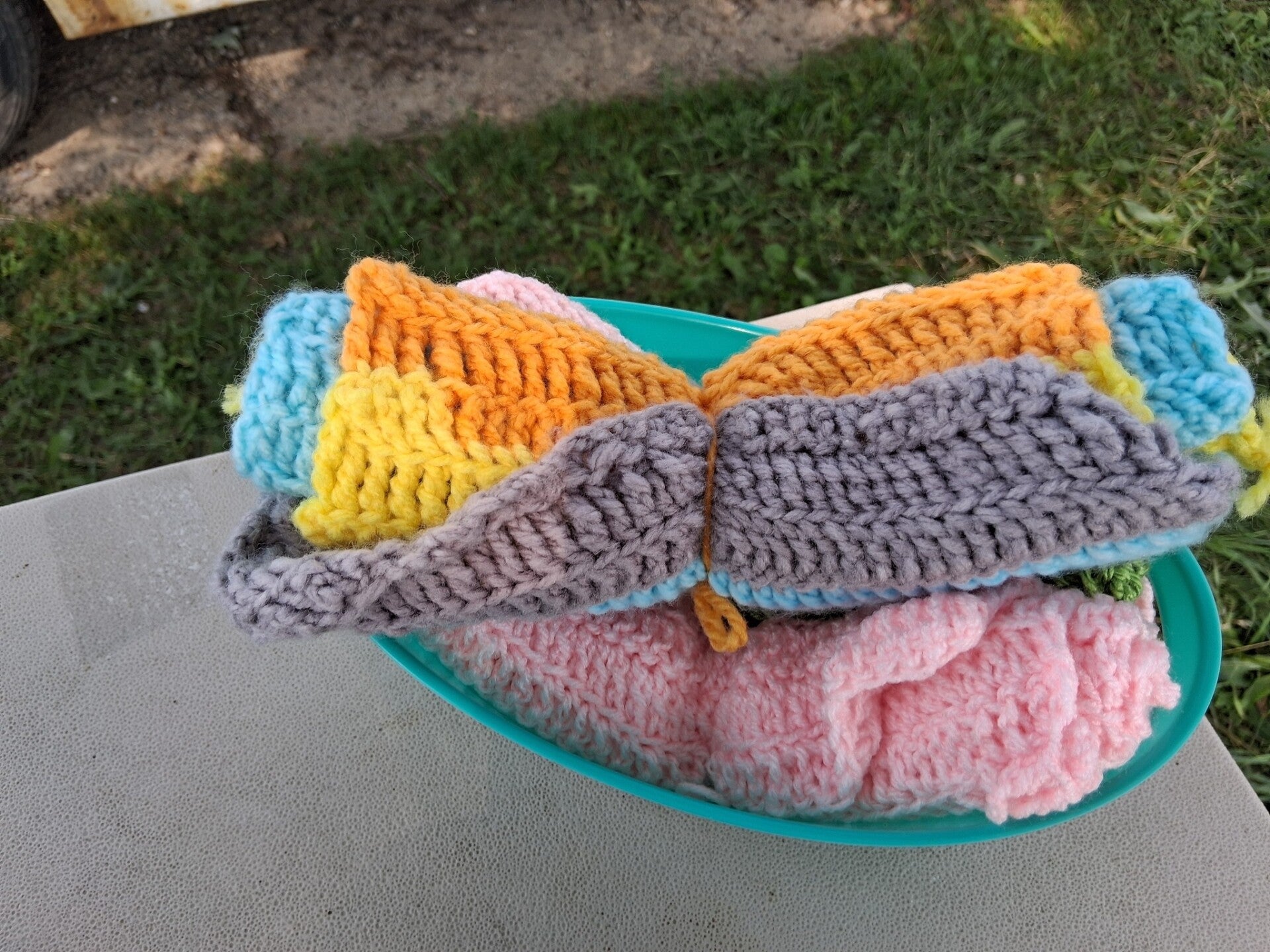 Crocheted Dishrags in Sets of 2
