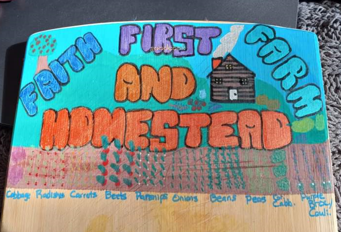 Faith First Farm & Homestead Cutting Board