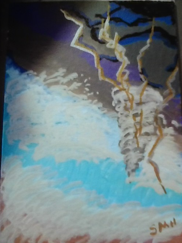 My Internal Storm Acrylic Painting