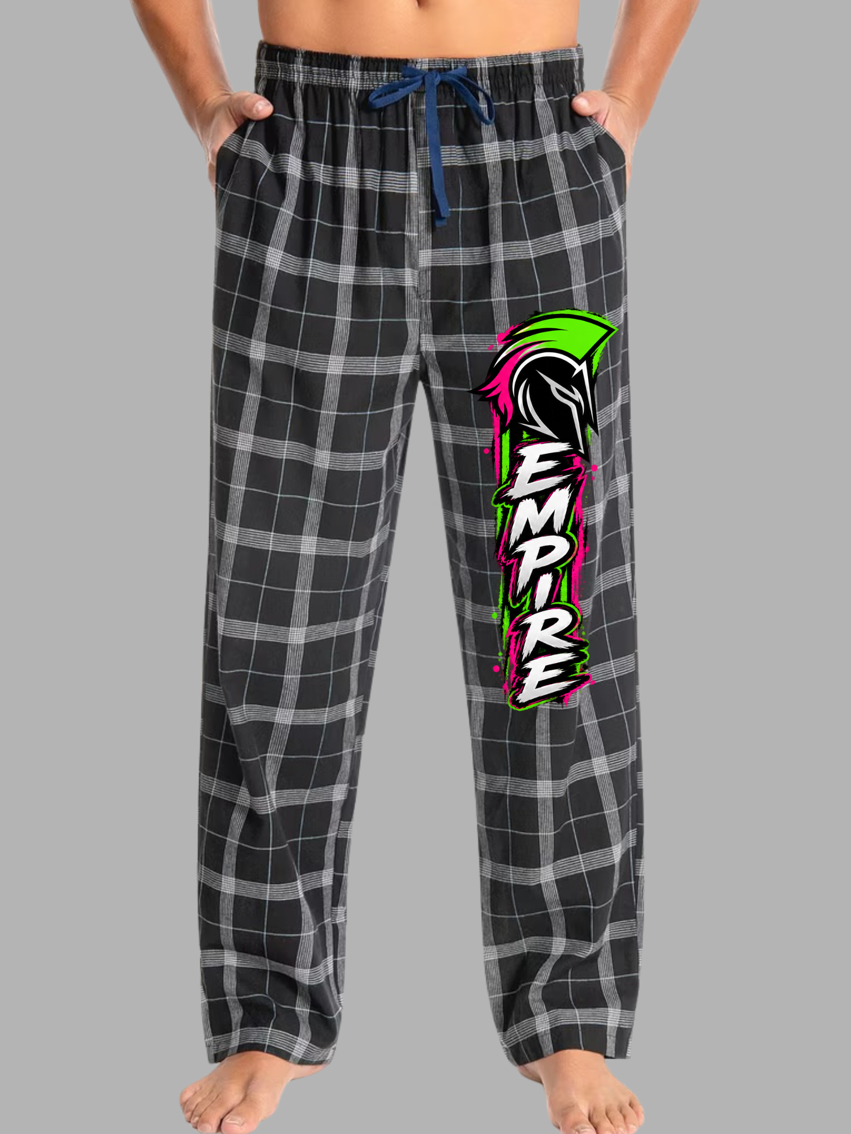 Mens plaid pajama pants