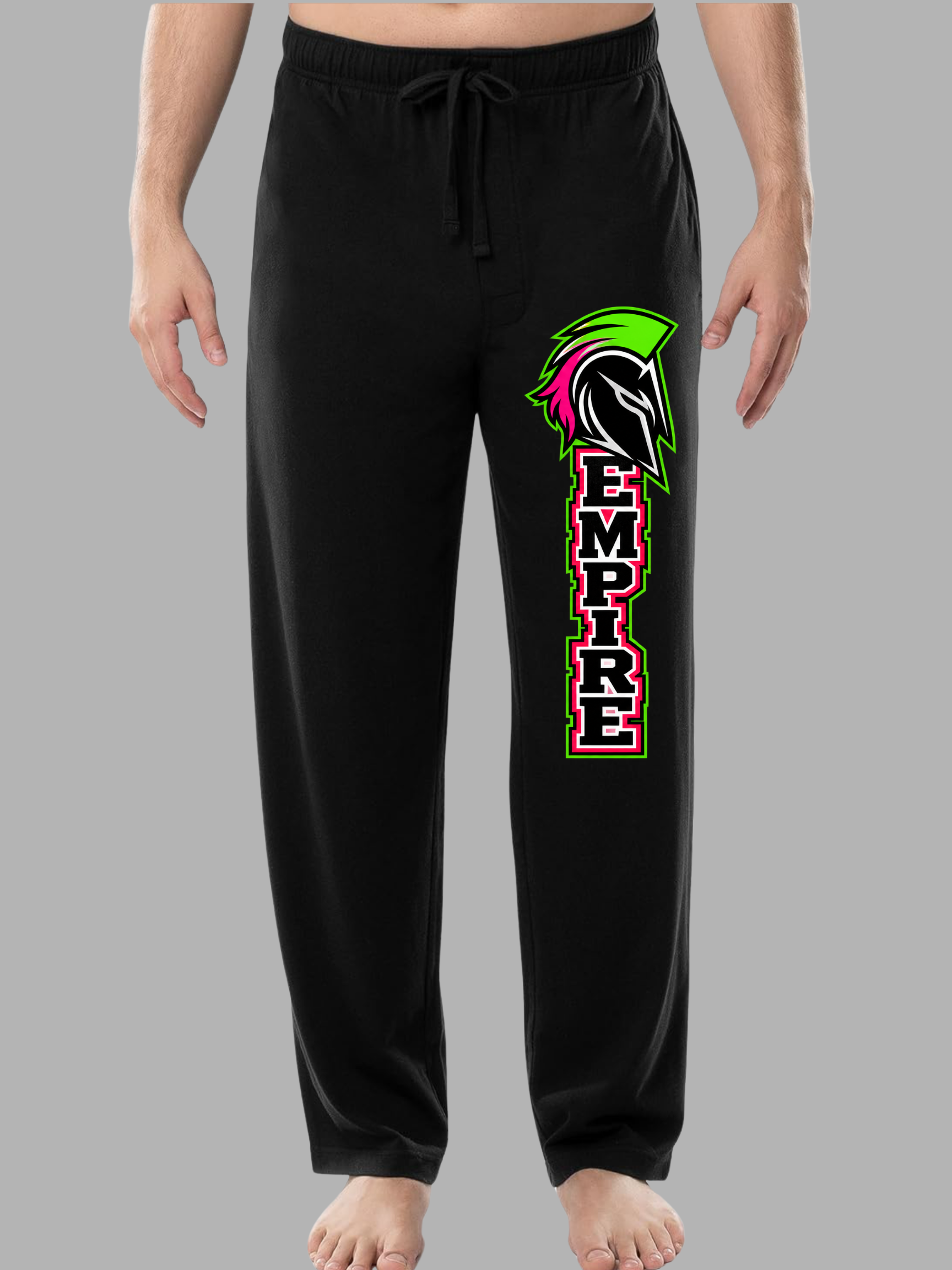 Men’s black pajama pants