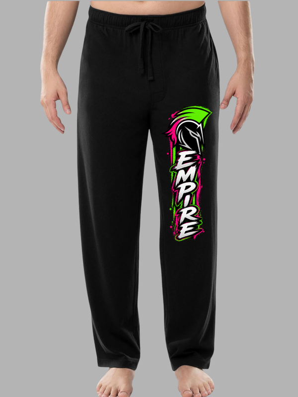 Men’s black pajama pants