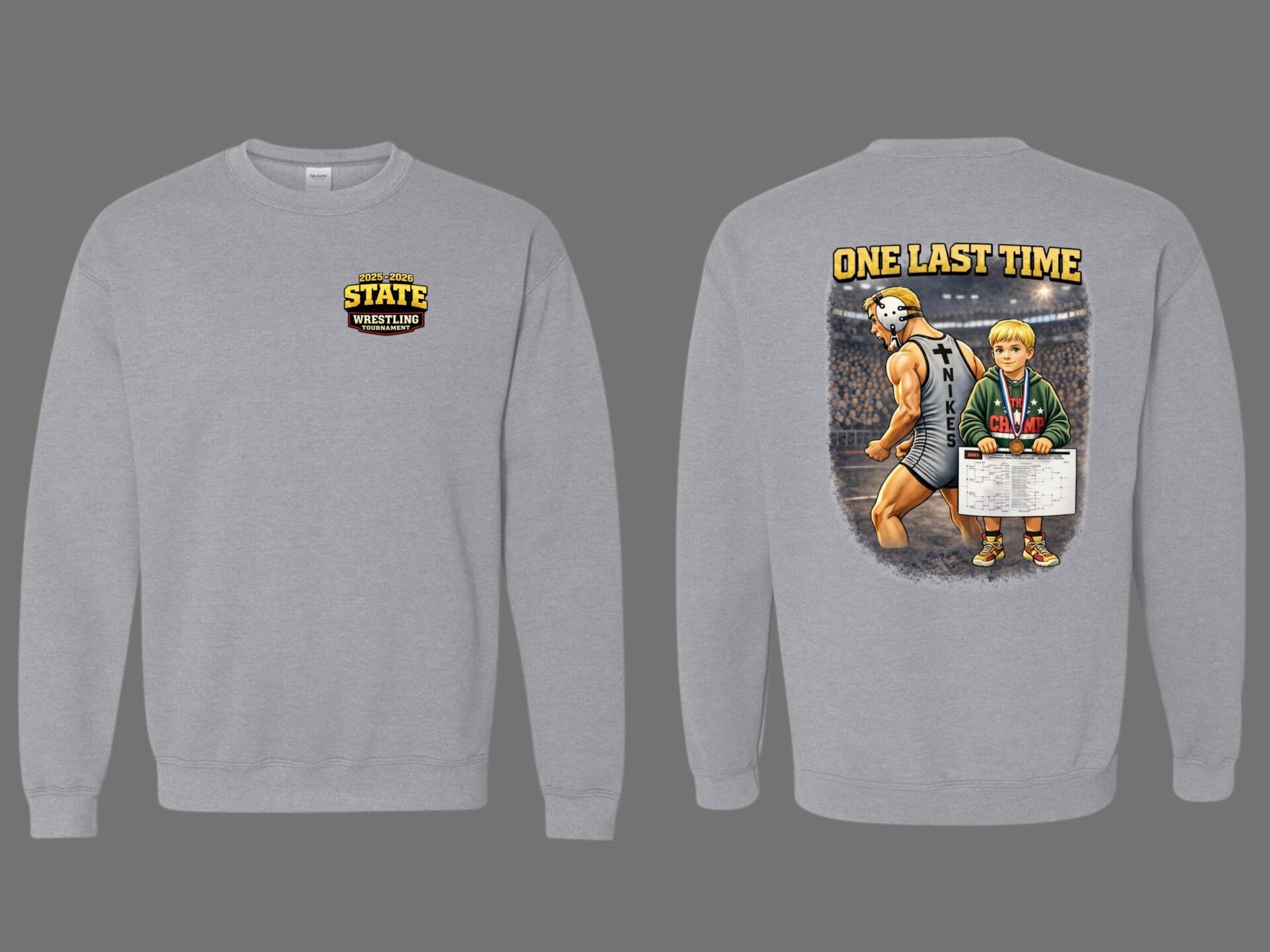 Grey crewneck