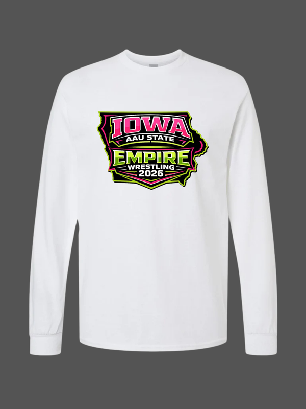 2026 STATE LONG SLEEVE T-SHIRT *WHITE