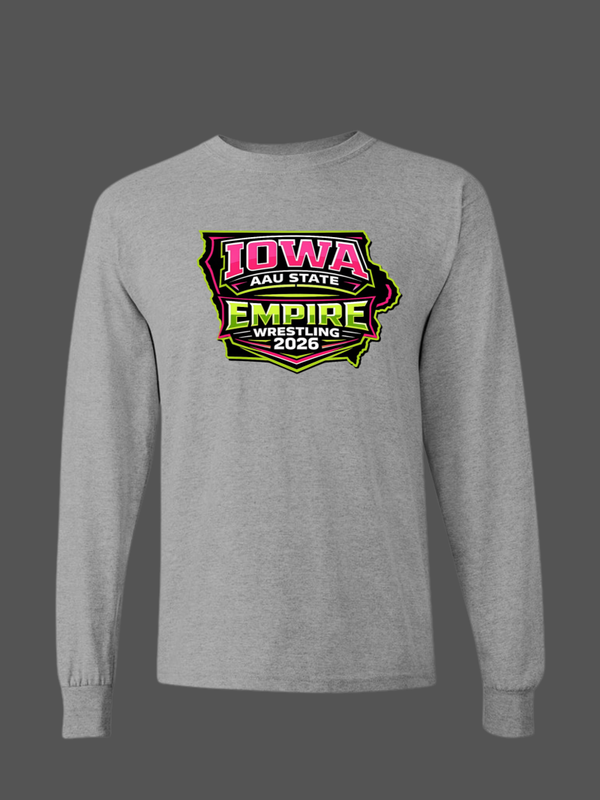 2026 STATE LONG SLEEVE T-SHIRT *GREY