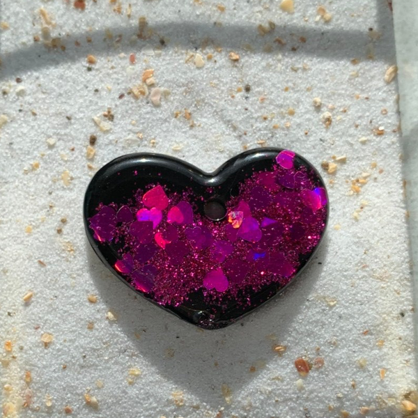 Hearts in heart pink