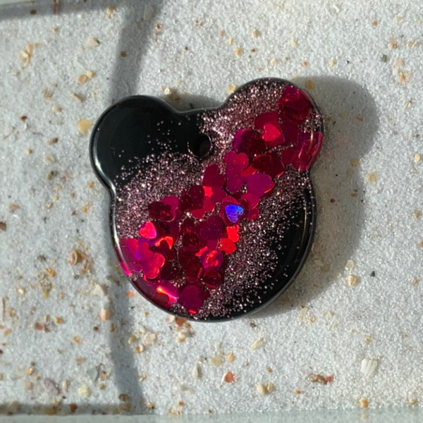 Bear Pink Hearts