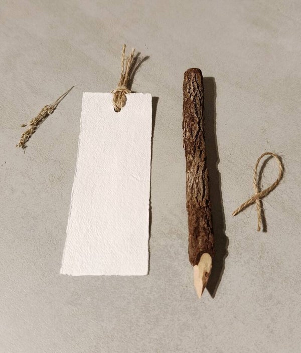 5er Set Lesezeichen - handgeschöpft