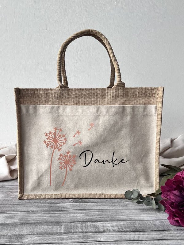 Jutetasche "Danke"