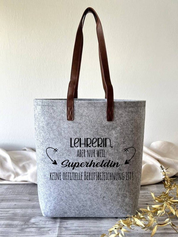 Filztasche groß "Lehrerin"