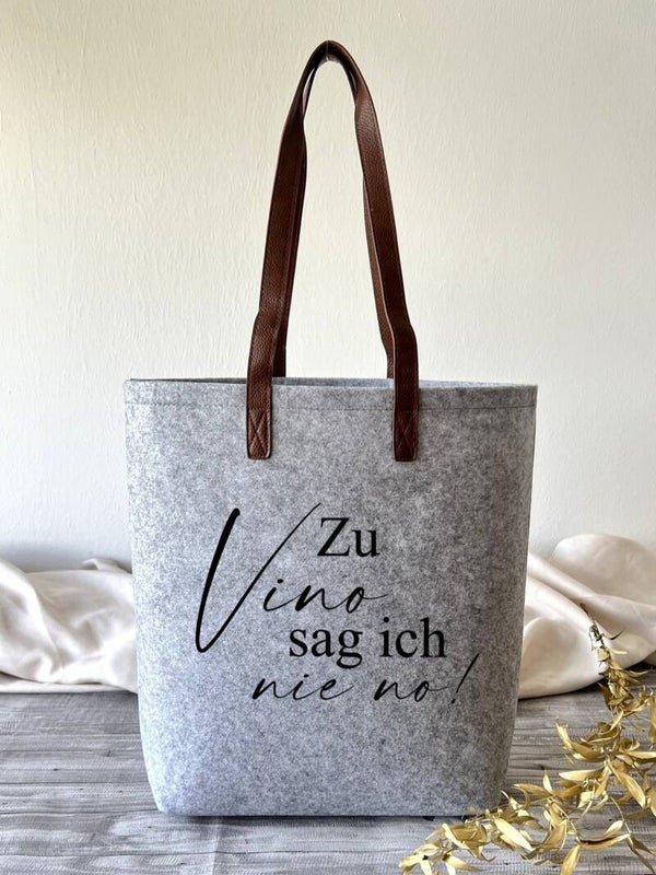 Filztasche groß "Vino"