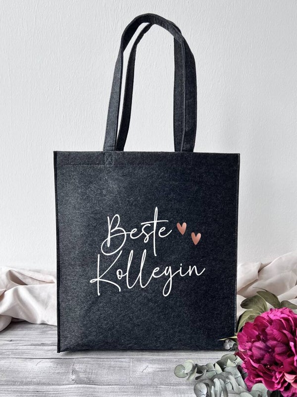Filztasche groß "Beste Kollegin"