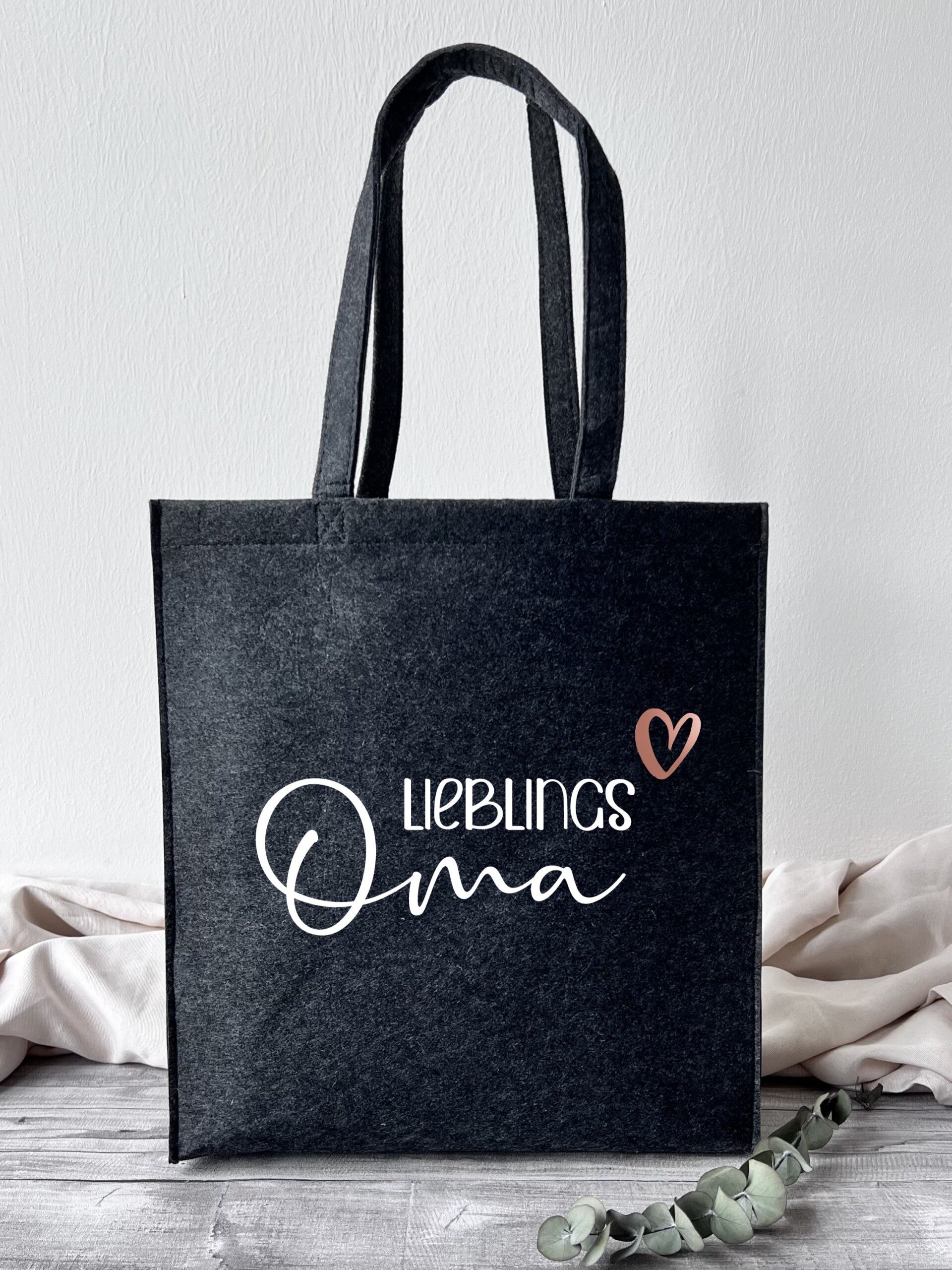Filztasche groß "Lieblings Oma"