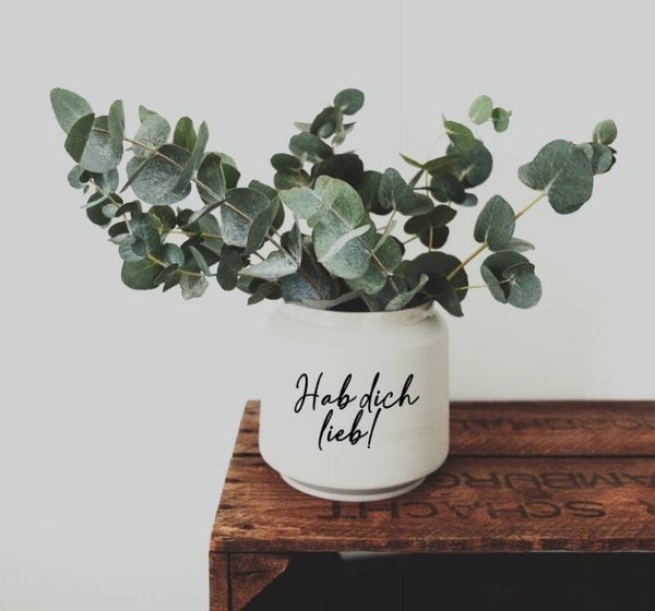 Aufkleber "Hab dich lieb"