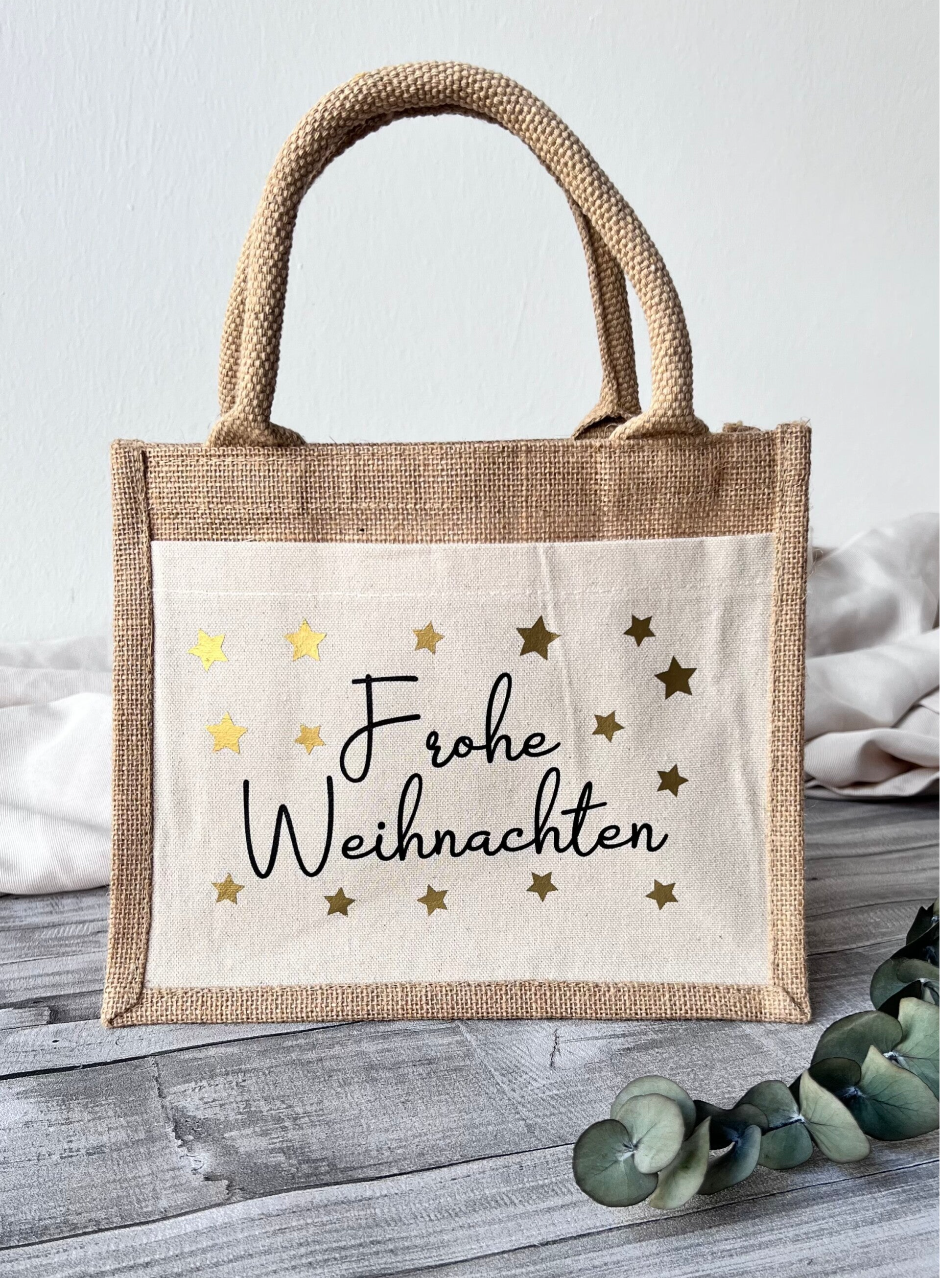 Jutetasche "Weihnachten"