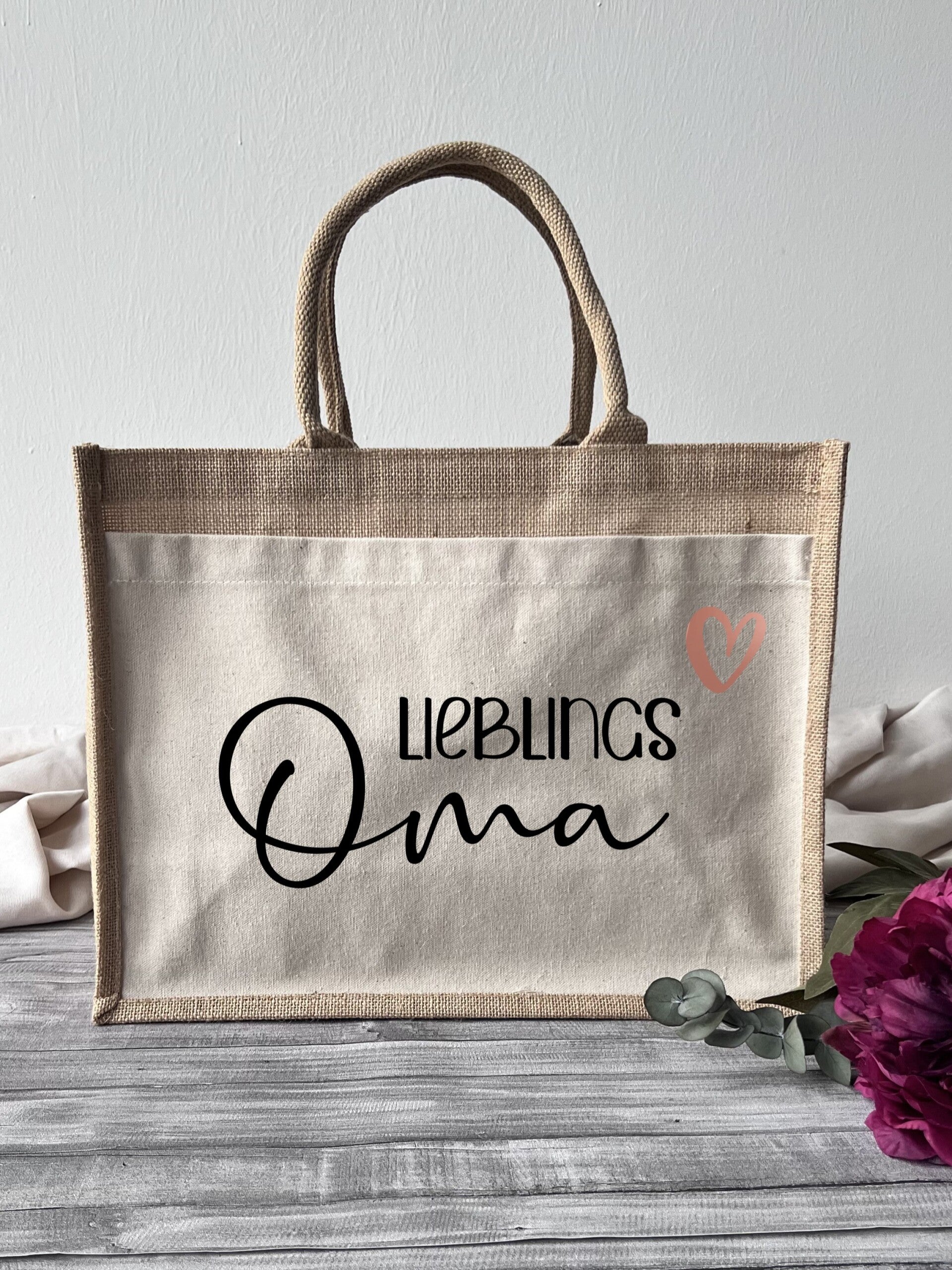Jutetasche "Lieblings Oma"