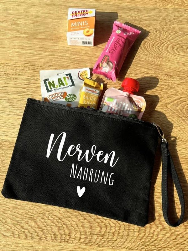 Stofftasche klein "Nervennahrung"