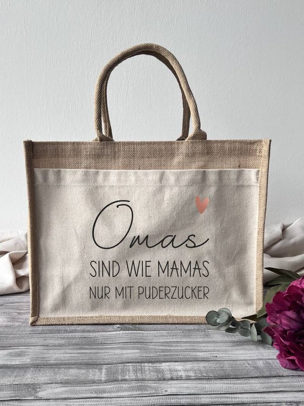Jutetasche "Omas"