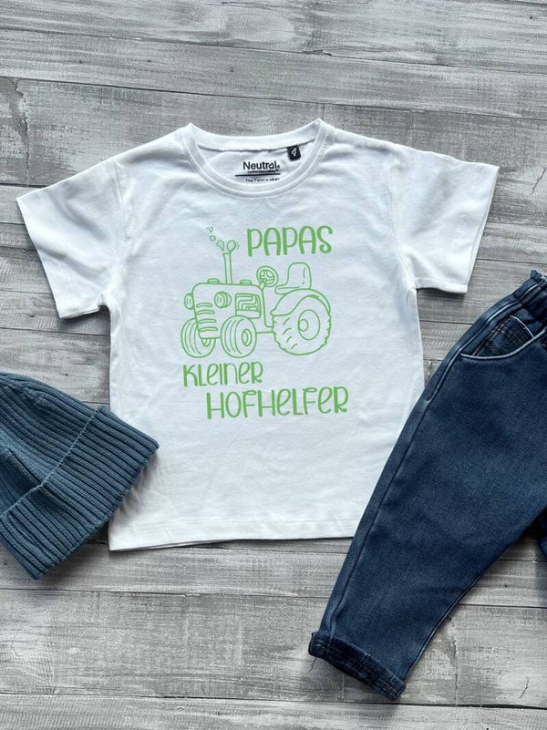 Kinder T-Shirt "Papas Hofhelfer"