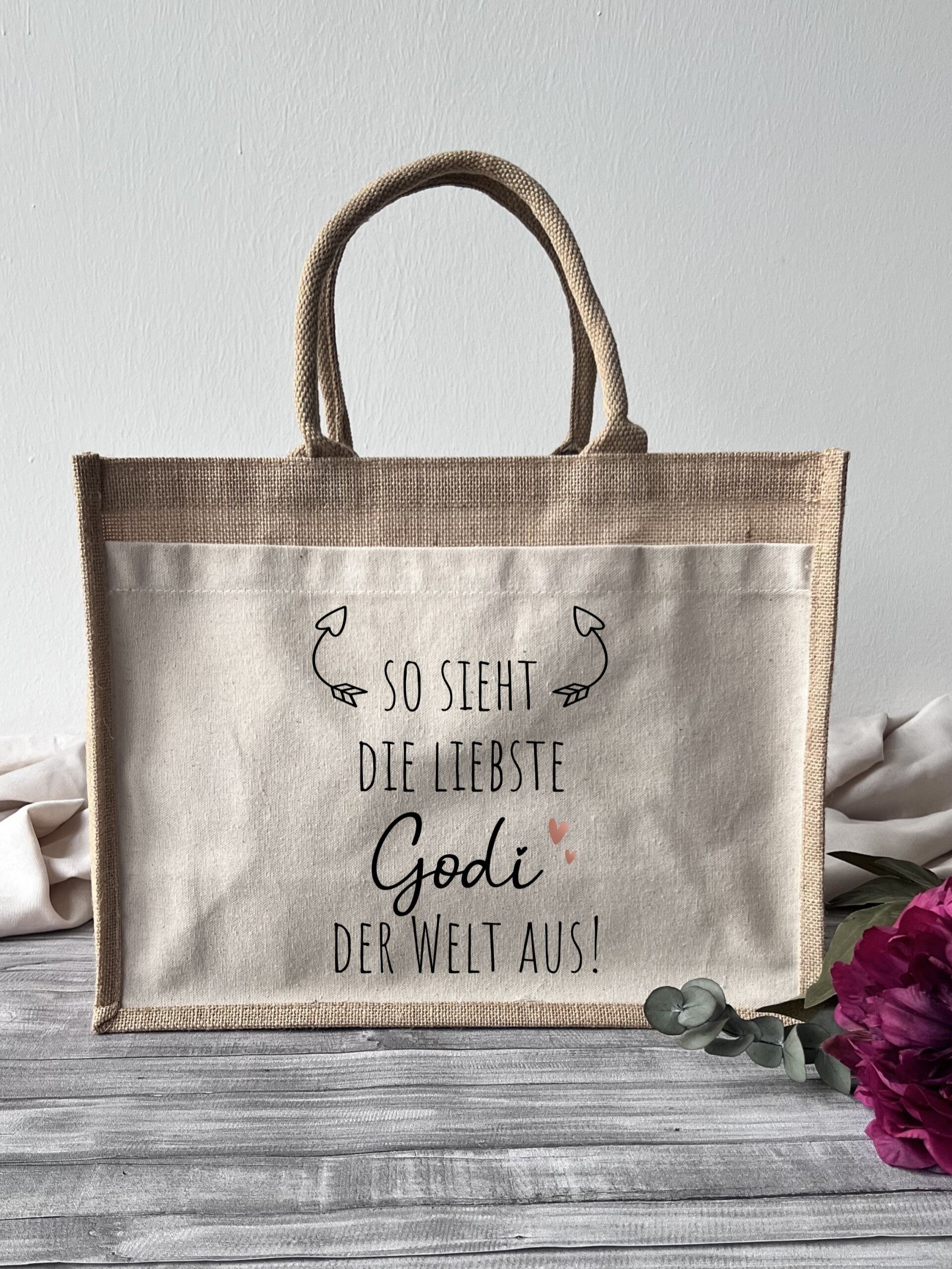 Jutetasche "Godi"