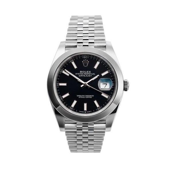 Rolex Datejust 41mm Jubilee Black Dial 126300 2022 “WORN”