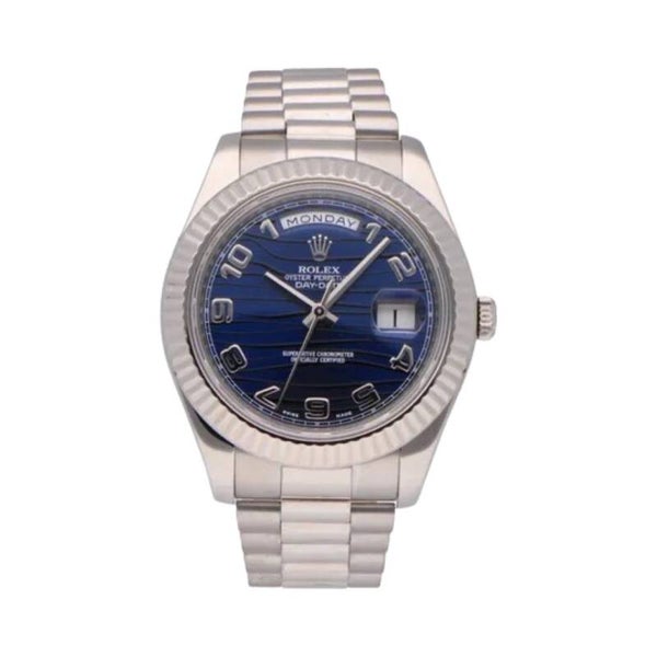 Rolex Daydate 41mm Blue Dial 218239 2015 “WORN”