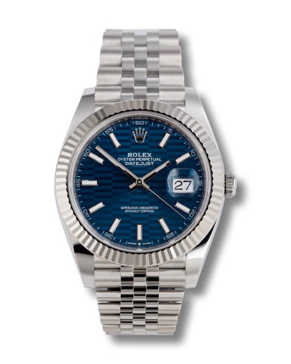 Rolex Datejust 41mm Blue Wave Jubilee 126334 2023 “UNWORN