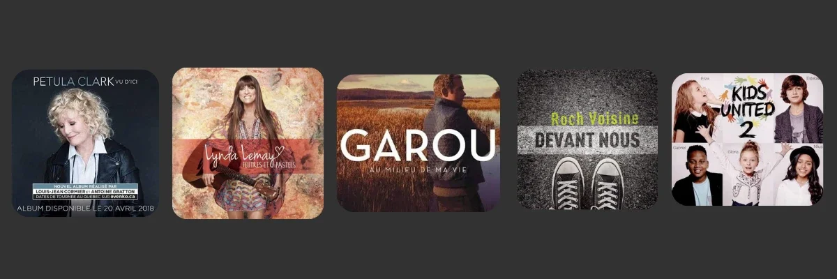 Garou, Lynda Lemay, Roch Voisine, Kids United, autant d'artistes avec lesquels David a collaboré
