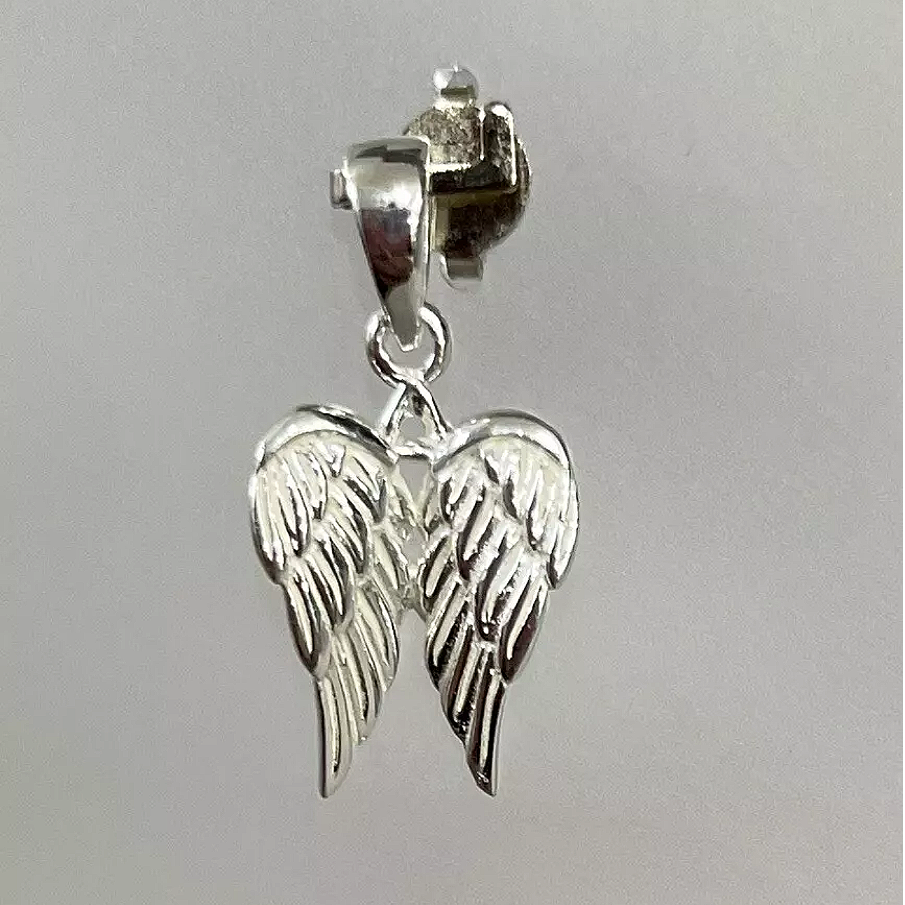 Angel Wings Pendant 925 Sterling Silver Feather