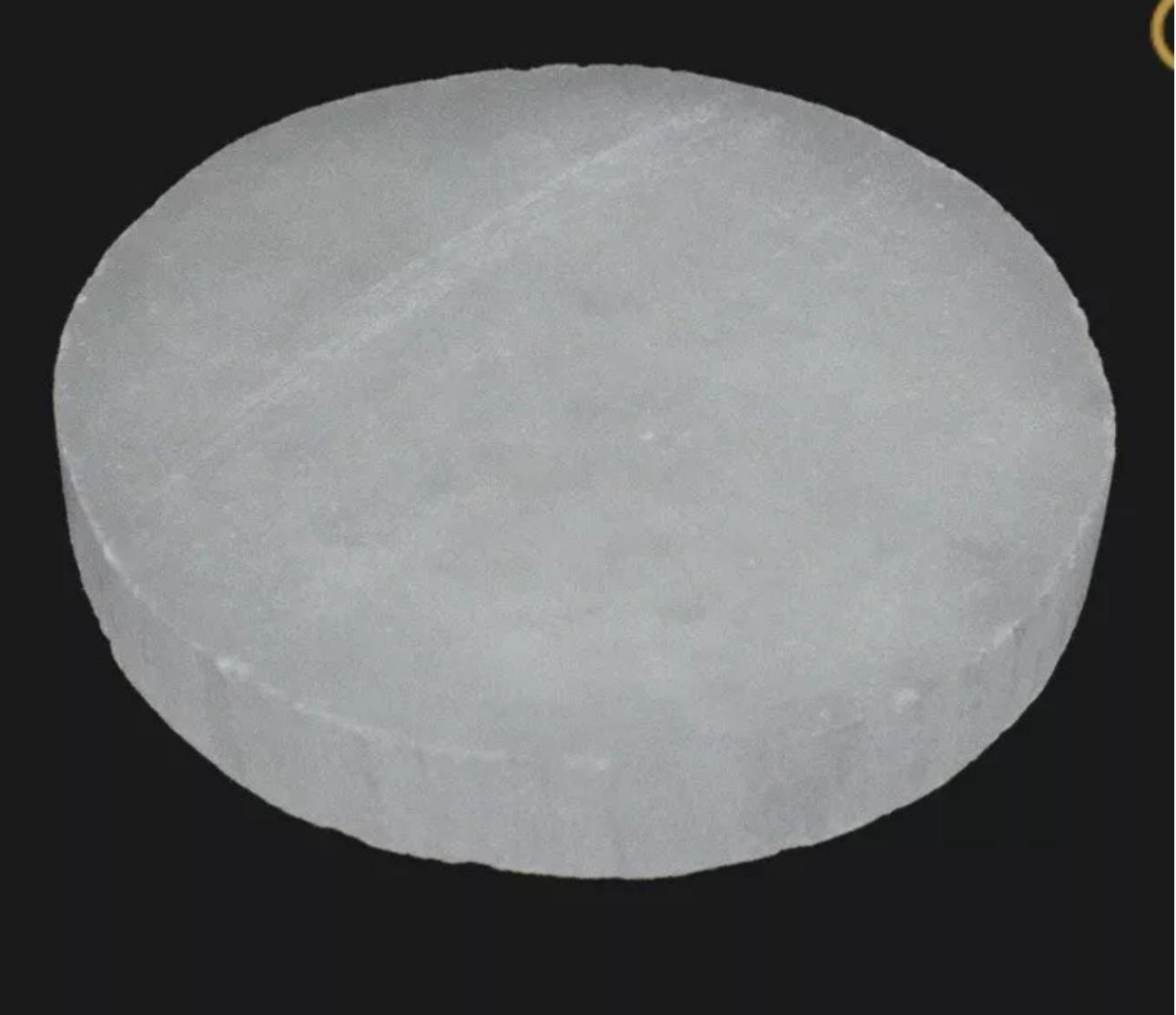 Selenite Round 7cm Charging Plate