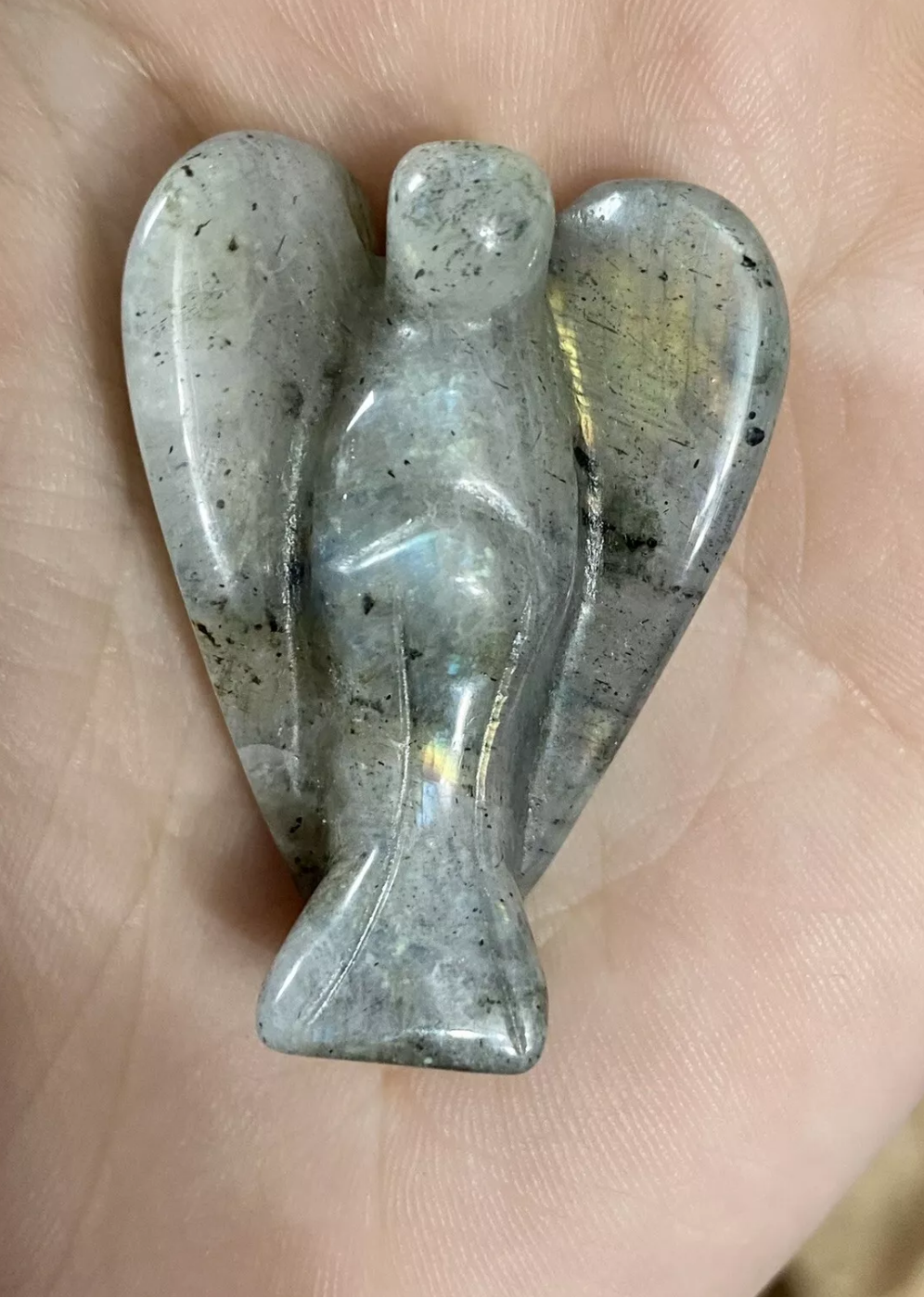 Labradorite Angel 40mm Figure