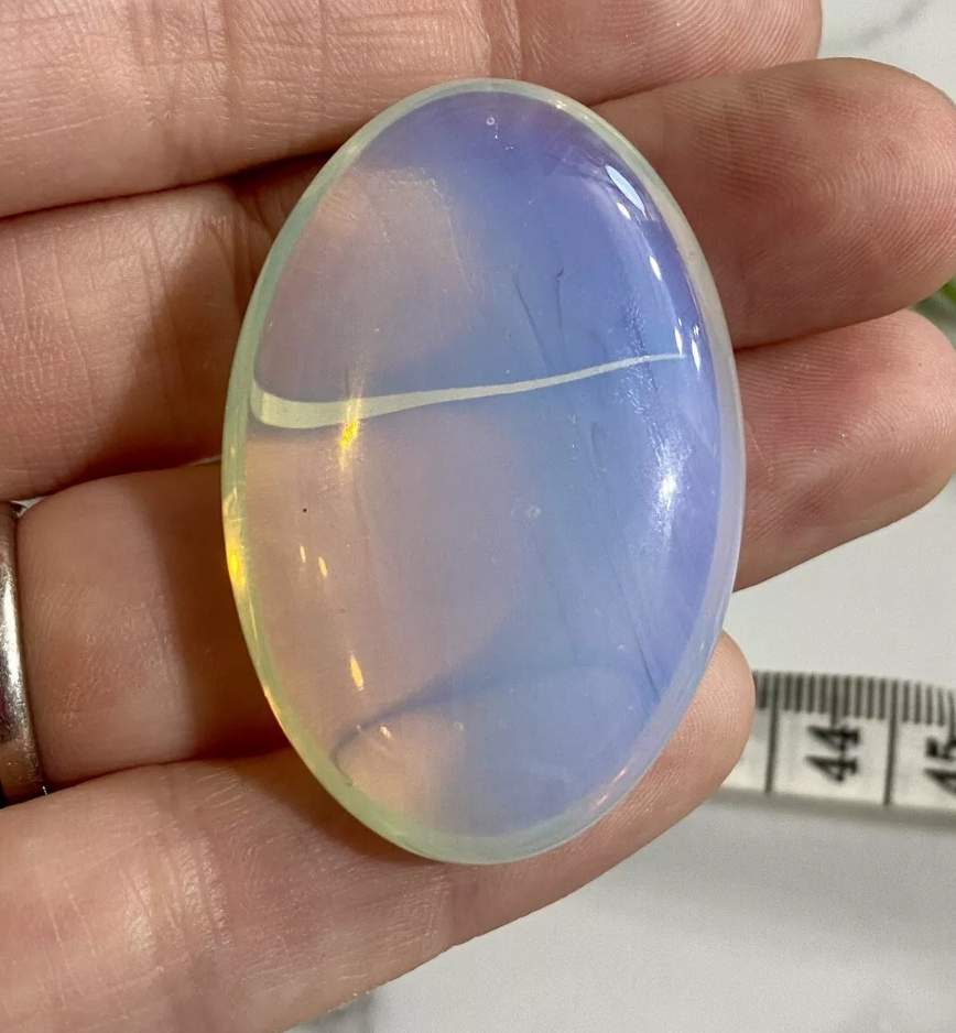 Opalite Palm-stone 3x4.5cm Gemstone