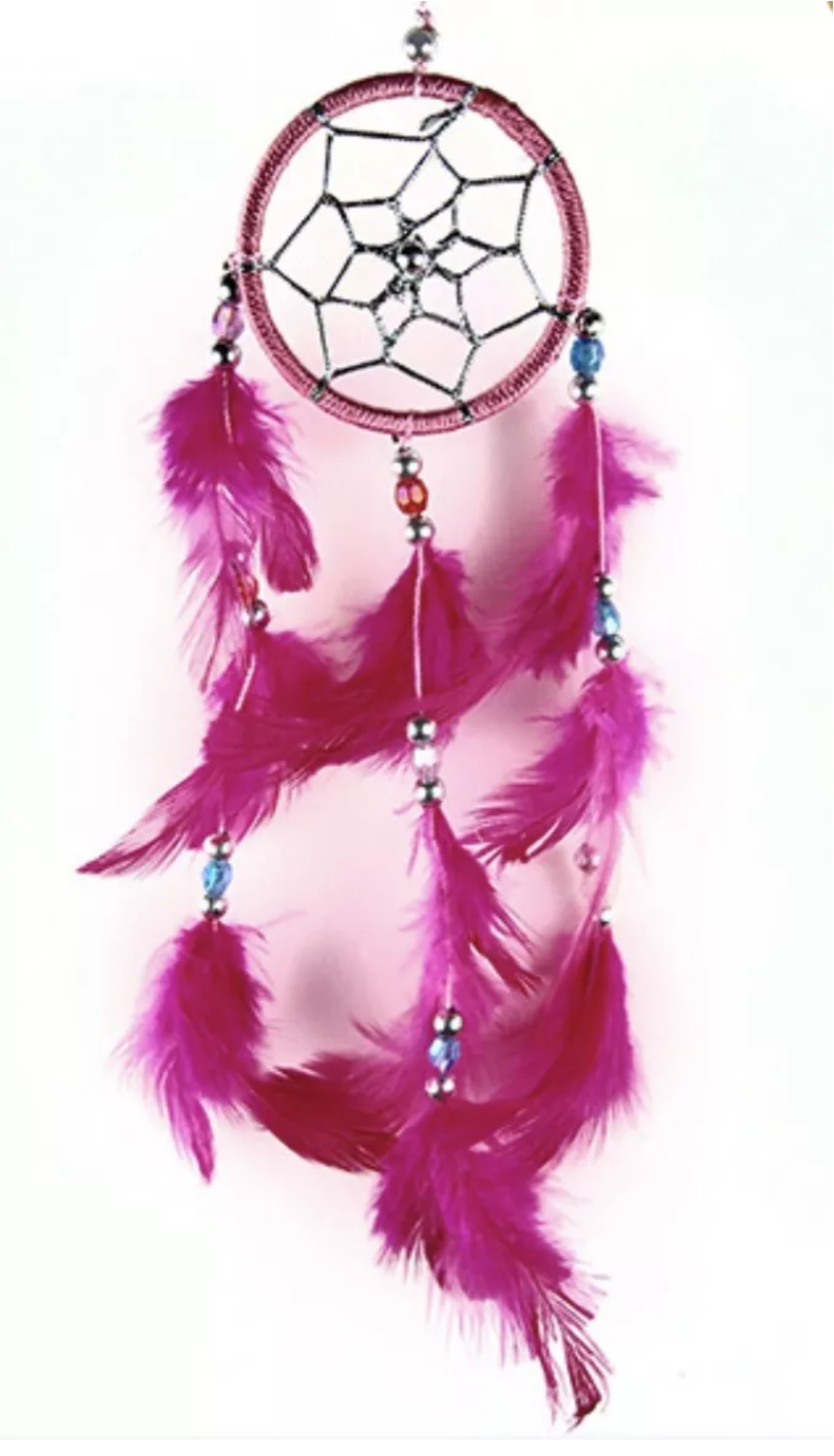 Dream Catcher Bright Pink 6Cm Ring