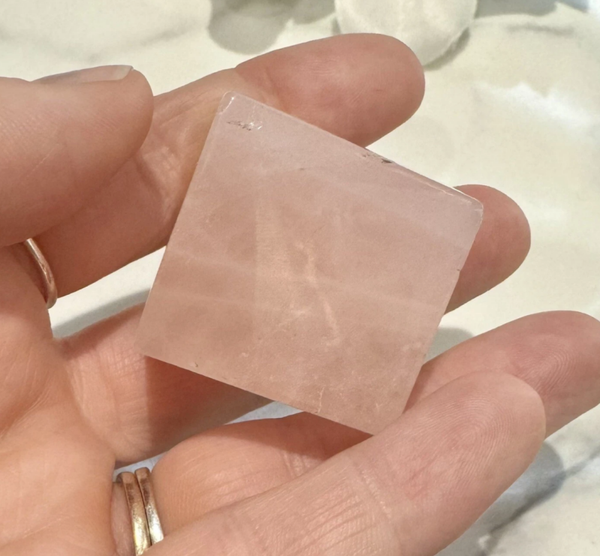 Rose quartz Cube 3x3cm