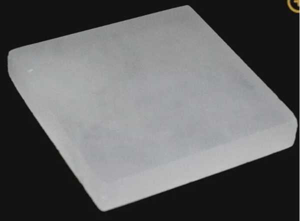 Selenite Square 7cm Charging Plate Cleansing
