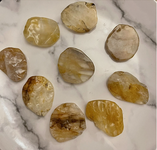 Golden Healer Quartz Slice X1 31-40g