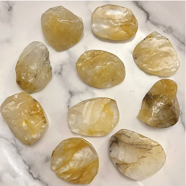 Golden Healer Quartz Slice X1 41-50g