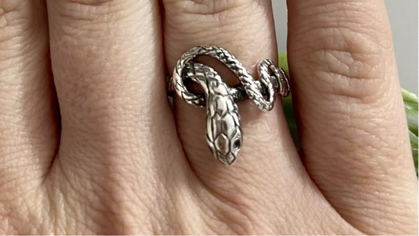 Sterling Silver 925 Snake Ring