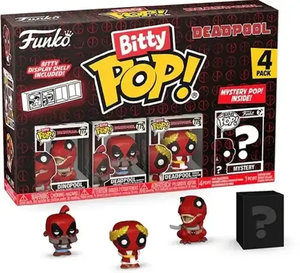 Bitty POP! Deadpool Dinopool 4-Pack 9,5x14cm